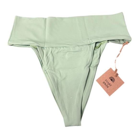 FP x Toast Swim Signature Banded Waist Bottom in Ming Green Small NWT - Picture 3 of 9